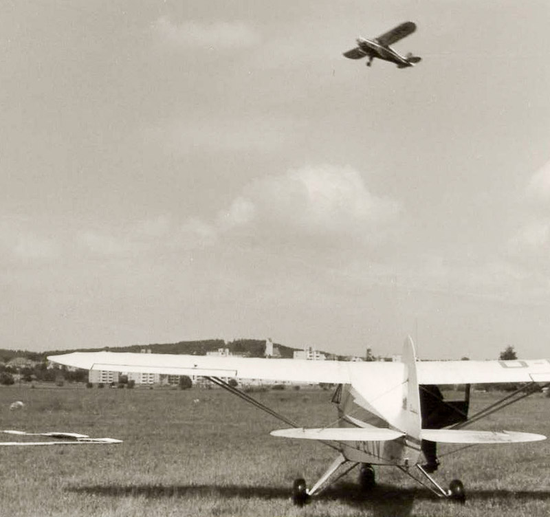 Motorflugbetrieb nach dem zweiten Weltkrieg